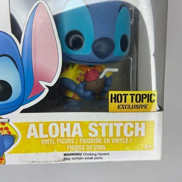 NWB POP! Funko Disney Lilo & Stitch: Aloha Stitch Exclusive #203 - Picture 6 of 10
